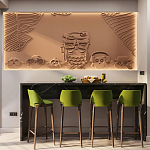 Барельеф OWLS варинант исполнения - 1 | Loft Concept в Новосибирске