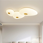 Потолочный светильник с тремя овальными матовыми плафонами TRIDalmen варинант исполнения - 1 | Loft Concept в Новосибирске