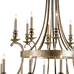 Люстра большая двухъярусная на 30 ламп Grand Chandelier варинант исполнения - 1 | Loft Concept в Новосибирске