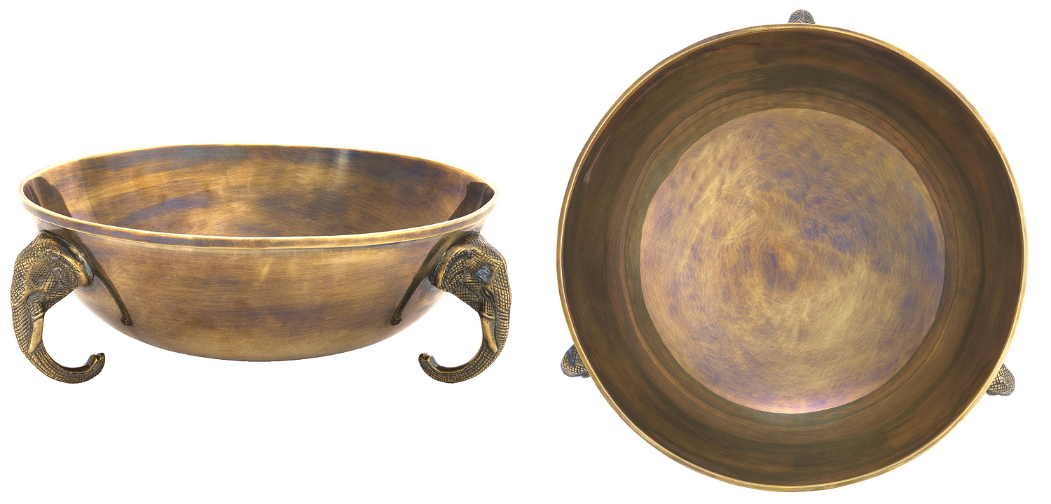 Чаша Eichholtz Bowl Maharaja brass Чаша Eichholtz Bowl Maharaja brass - Loft-Concept в Новосибирске