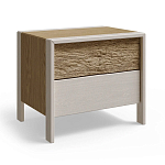 Тумба 2 ящика с подсветкой на рельефном фасаде Warm Industrial варинант исполнения - 7 | Loft Concept в Новосибирске