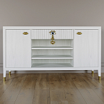 Комод-буфет Elsa Dreams White с открытыми полками   варинант исполнения - 4 | Loft Concept в Новосибирске