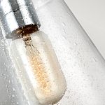 Бра с плафоном в форме колокола из прозрачного стекла с пузырьками Feiss варинант исполнения - 5 | Loft Concept в Новосибирске