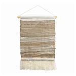 Панно из шерсти и хлопка с узором Beige Calista Cascade варинант исполнения - 2 | Loft Concept в Новосибирске