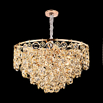 Люстра каскадная с подвесками в форме колец Galaxy of Light варинант исполнения - 6 | Loft Concept в Новосибирске