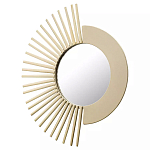 Зеркало-солнце круглое с золотистыми лучами SunMoon  варинант исполнения - 1 | Loft Concept в Новосибирске