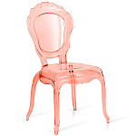 Прозрачный стул розовый LOUIS GHOST CHAIR Pink варинант исполнения - 1 | Loft Concept в Новосибирске