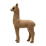 Декоративная статуя с мягкой шерстью Brown Alpaca варинант исполнения - 2 | Loft Concept в Новосибирске