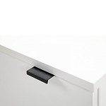 Тумба прикроватная белая с ящиками Strict Lines варинант исполнения - 4 | Loft Concept в Новосибирске