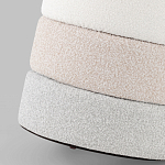 Пуф Three Colors в ткани букле из трех цветов  варинант исполнения - 5 | Loft Concept в Новосибирске