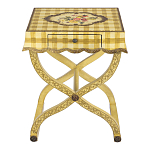 Приставной столик с ящиком в стиле ретро Vintage Rustic Tablecloth варинант исполнения - 1 | Loft Concept в Новосибирске