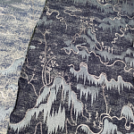 Мебельная ткань Вышивка серый цвет 130 см T2-39 варинант исполнения - 1 | Loft Concept в Новосибирске