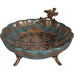 Блюдо фарфоровое Птица на ветке Flora варинант исполнения - 2 | Loft Concept в Новосибирске