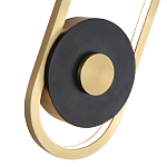 Бра с овальной рамой цвета латунь Midnight Orbit варинант исполнения - 2 | Loft Concept в Новосибирске