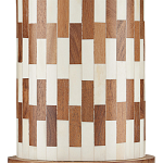 Настольная лампа с узором вдоль колоннообразного основания Brick Surface варинант исполнения - 1 | Loft Concept в Новосибирске