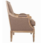 Кресло William Classical Armchair brown flax варинант исполнения - 1 | Loft Concept в Новосибирске