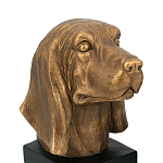 Держатель для книг с бронзовыми фигурками головы собаки Dog Elegance  варинант исполнения - 4 | Loft Concept в Новосибирске