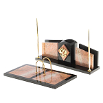 Настольный письменный набор из розового мрамора Marble Accessory варинант исполнения - 2 | Loft Concept в Новосибирске