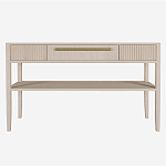 Дизайнерская Консоль с полкой и ящиком Primo Светлый дуб варинант исполнения - 7 | Loft Concept в Новосибирске