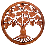 Панно из дерева Osier Panel With Trees варинант исполнения - 1 | Loft Concept в Новосибирске