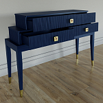 Премиальная Консоль с тремя ящиками Elsa Dreams Blue варинант исполнения - 2 | Loft Concept в Новосибирске