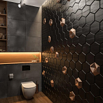 Гипсовая 3D панель с принтографией PM-41 варинант исполнения - 2 | Loft Concept в Новосибирске