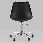 Офисный стул на металлическом основании EGGERY Black варинант исполнения - 4 | Loft Concept в Новосибирске