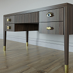 Письменный стол с 4-мя ящиками Elsa Dreams Walnut варинант исполнения - 4 | Loft Concept в Новосибирске