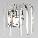 Бра цвета никель с изогнутыми хрустальными элементами Radiant Ribbons варинант исполнения - 4 | Loft Concept в Новосибирске