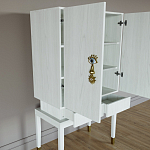 Кабинетный шкаф Elsa Dreams White с 2-мя ящиками варинант исполнения - 3 | Loft Concept в Новосибирске