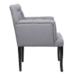 Кресло Addison Chic Armchair grey flax варинант исполнения - 2 | Loft Concept в Новосибирске