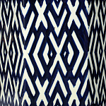 Ваза с крышкой и графическим узором в сине-белых цветах Blue & White Ornament  варинант исполнения - 3 | Loft Concept в Новосибирске