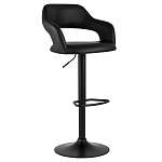 Барный стул черного цвета Strohach варинант исполнения - 1 | Loft Concept в Новосибирске