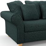 Мебельная ткань Шенилл темно-зеленый цвет 138 см T4-39 варинант исполнения - 5 | Loft Concept в Новосибирске