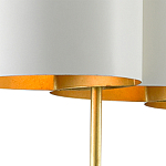 Люстра прямоугольная с белыми цилиндрическими абажурами White Ribbon варинант исполнения - 4 | Loft Concept в Новосибирске