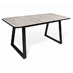 Стол обеденный раздвижной с прямоугольной бежевой столешницей Magali варинант исполнения - 2 | Loft Concept в Новосибирске