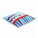 Подушка декоративная из хлопка по мотивам нанайских орнаментов Ural and Siberian Patterns варинант исполнения - 1 | Loft Concept в Новосибирске