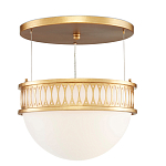 Подвесной светильник с фактурным золотым каркасом Exceptional Classic Design варинант исполнения - 3 | Loft Concept в Новосибирске