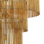 Люстра трёхъярусная золотого цвета Metal Tentacles варинант исполнения - 2 | Loft Concept в Новосибирске