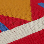 Плед хлопковый по мотивам чувашских орнаментов Ural and Siberian Patterns варинант исполнения - 4 | Loft Concept в Новосибирске