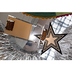 Дизайнерский ковер в виде звезды Poltronova Tappeto Stellina  Navy Blue Grey Rug варинант исполнения - 3 | Loft Concept в Новосибирске