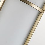 Бра с геометрическим каркасом и матовым белым цилиндрическим плафоном Feiss варинант исполнения - 4 | Loft Concept в Новосибирске