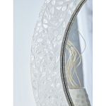 Зеркало круглое инкрустированное раковинами устриц Bone Inlay Dome Mirror White варинант исполнения - 4 | Loft Concept в Новосибирске
