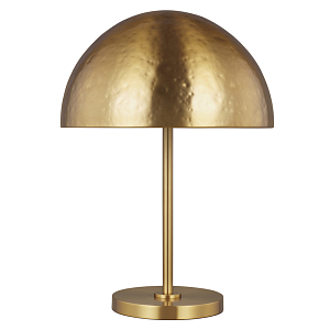 Настольная лампа с полусферическим абажуром золотого цвета Generation Lighting