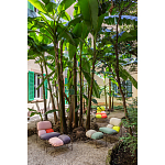 Дизайнерское разноцветное кресло на металлическом каркасе с подставкой для ног Poltronova Plasma Armchair варинант исполнения - 10 | Loft Concept в Новосибирске