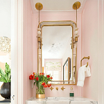 Зеркало в золотой раме Arched Mirror варинант исполнения - 1 | Loft Concept в Новосибирске