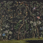 Обои ручная роспись St Laurent Casino metallic silk варинант исполнения - 3 | Loft Concept в Новосибирске