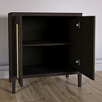 Современный Буфет Primo с 2 дверцами Темный орех варинант исполнения - 3 | Loft Concept в Новосибирске