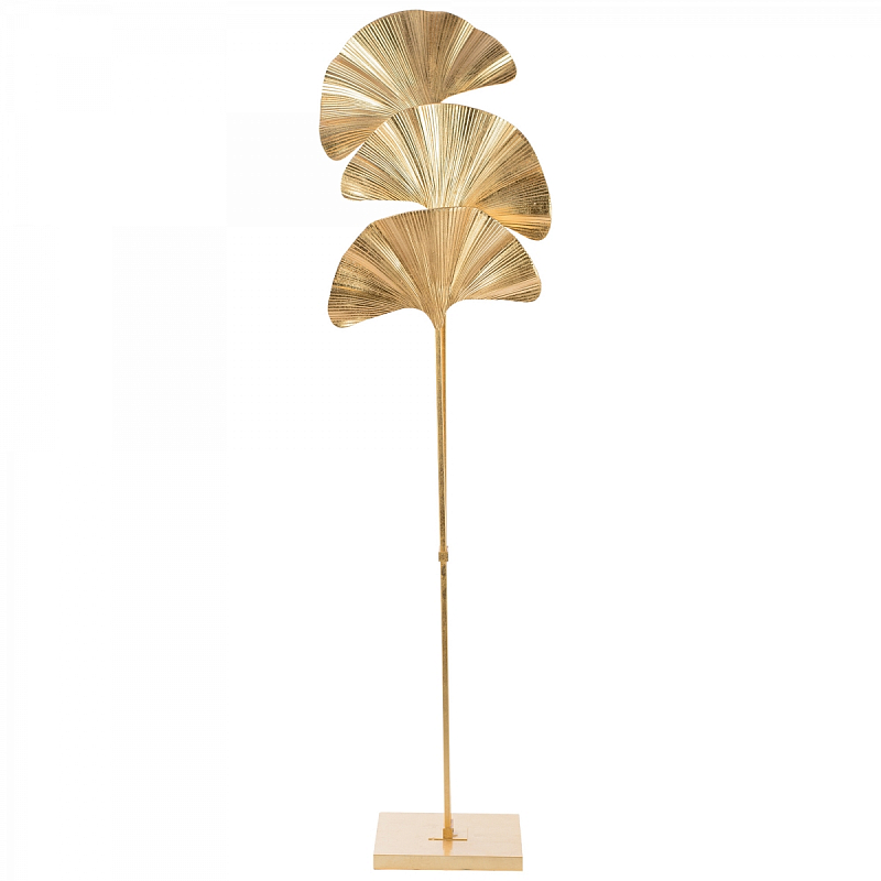 Торшер Palmas Gold Floor Lamp  Золотой в Новосибирске | Loft Concept 