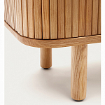 Буфет из ясеневого шпона с открытыми полками и 2-мя раздвижными дверями Toinette варинант исполнения - 4 | Loft Concept в Новосибирске